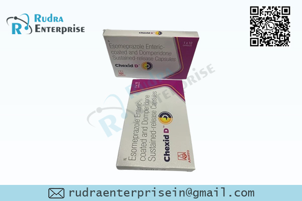 Esomeprazole Enteric Coated And Domperidone Sustained Release Chexid DCapsules