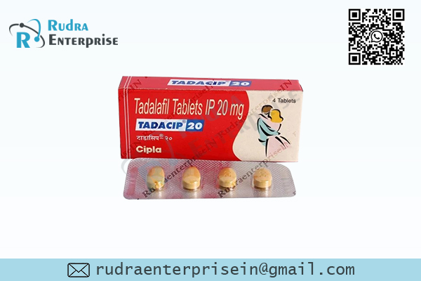 Tadacip 20 Mg Tablets, Erectile Dysfunction Medicine, Cipla