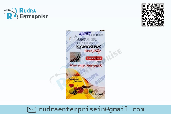 Sildenafil Kamagra Oral Jelly 100mg, Packaging Size: 1 X 7