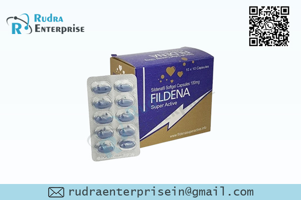 Fildena Super Active (Sildenafil Citrate) -Softgel Capsules